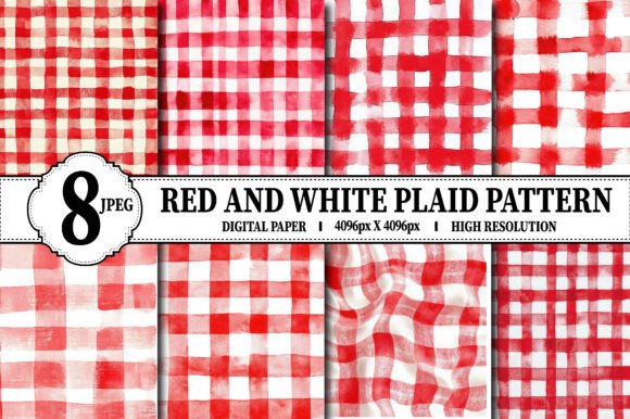 Download Valentine's Day Red &amp; White Plaid Check - Valentine Collection