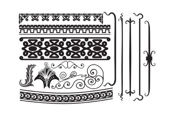 Download Vintage Elements and Borders Set for Orn - Premium Resources