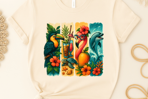 Download Beach Animal Summer Beach T-shirt Png - Premium Bundle